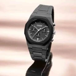 Montre D1 Milano Polychrono Black Blast - Homme Quartz- Cadran Gris Foncé- 40,5 Mm - Polycarbonate - PHBJ04 -Accessoires De Mode ori montre d1 milano polychrono black blast homme quartz cadran gris fonce 40 5 mm polycarbonate phbj04 45173 69725