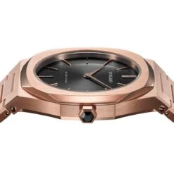 Montre D1 Milano Rose Night Ultra Thin 34 - Femme Quartz- Cadran Noir- 40 Mm - Acier Et PVD Rose - UTBL06 -Accessoires De Mode ori montre d1 milano rose night ultra thin 34 femme quartz cadran noir 40 mm acier et pvd rose utbl06 35974 46416