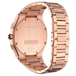 Montre D1 Milano Rose Night Ultra Thin 34 - Femme Quartz- Cadran Noir- 40 Mm - Acier Et PVD Rose - UTBL06 -Accessoires De Mode ori montre d1 milano rose night ultra thin 34 femme quartz cadran noir 40 mm acier et pvd rose utbl06 35974 46417