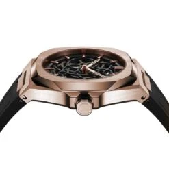 Montre D1 Milano Skeleton - Homme Automatique- Cadran - 41.5 Mm - Acier Et PVD Rose - SKRJ12 -Accessoires De Mode ori montre d1 milano skeleton homme automatique cadran 41 5 mm acier et pvd rose skrj12 40192 55267