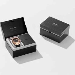 Montre D1 Milano Skeleton - Homme Automatique- Cadran - 41.5 Mm - Acier Et PVD Rose - SKRJ12 -Accessoires De Mode ori montre d1 milano skeleton homme automatique cadran 41 5 mm acier et pvd rose skrj12 40192 55269