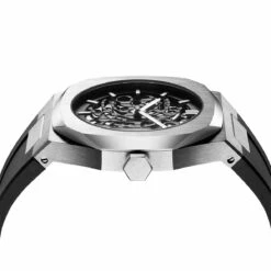 Montre D1 Milano Skeleton - Homme Automatique- Cadran Anthracite- 41.5 Mm - Acier Inoxydable - SKRJ01 -Accessoires De Mode ori montre d1 milano skeleton homme automatique cadran anthracite 41 5 mm acier inoxydable skrj01 32093 38609