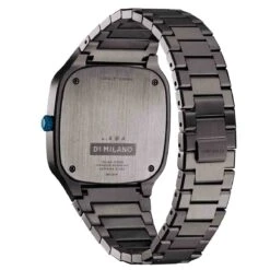Montre D1 Milano Square - Homme Quartz- Cadran Gris Foncé- - Titane Et PVD - SQBJ02 -Accessoires De Mode ori montre d1 milano square homme quartz cadran gris fonce titane et pvd sqbj02 45051 67036