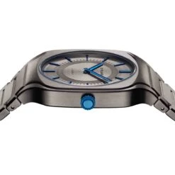 Montre D1 Milano Square - Homme Quartz- Cadran Gris Foncé- - Titane Et PVD - SQBJ02 -Accessoires De Mode ori montre d1 milano square homme quartz cadran gris fonce titane et pvd sqbj02 45051 67038