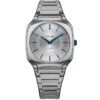 Montre D1 Milano Square Silver - Homme Quartz- Cadran Gris- - Acier Inoxydable - SQBJ01 -Accessoires De Mode ori montre d1 milano square silver homme quartz cadran gris acier inoxydable sqbj01 45050