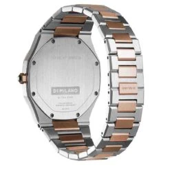 Montre D1 Milano Ultra Thin Abisso - Homme Quartz- Cadran Noir- 38 Mm - Acier Inoxydable PVD Or Rose - UTBU03 -Accessoires De Mode ori montre d1 milano ultra thin abisso homme quartz cadran noir 38 mm acier inoxydable pvd or rose utbu03 45186 67722
