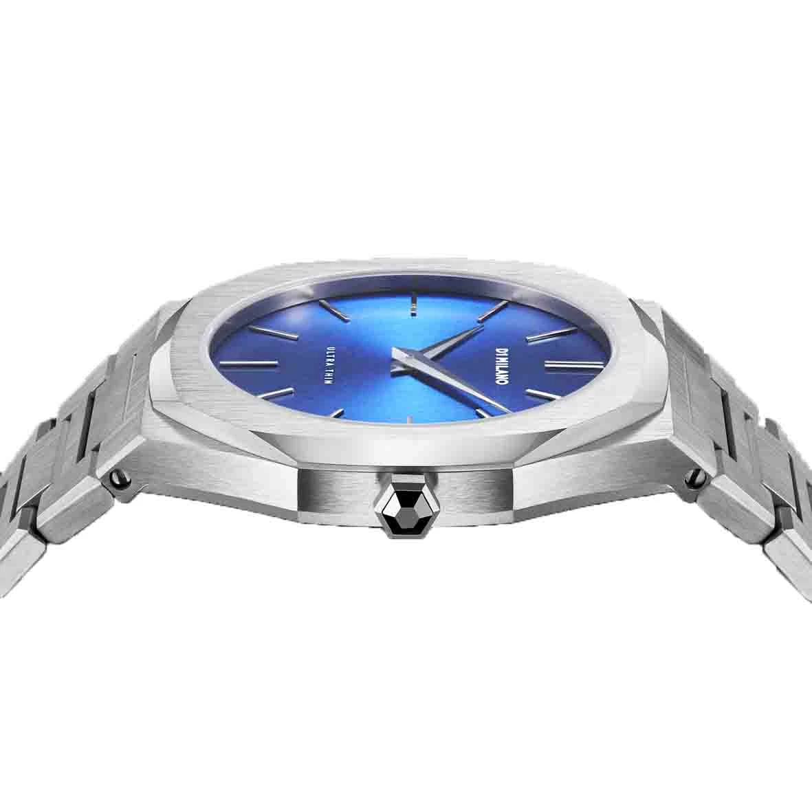 Montre D1 Milano Ultra Thin GEO - Homme Quartz- Cadran Bleu- 40 Mm - Acier Inoxydable - UTBJ09 6 Montre D1 Milano Ultra Thin GEO - Homme Quartz- Cadran Bleu- 40 Mm - Acier Inoxydable - UTBJ09 – Image 4