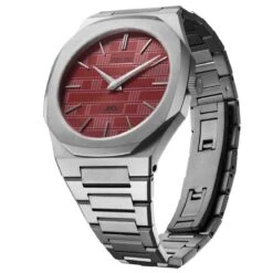 Montre D1 Milano Ultra Thin - Homme Quartz- Cadran Rouge- 40 Mm - Acier Inoxydable - UTBJSO -Accessoires De Mode ori montre d1 milano ultra thin homme quartz cadran rouge 40 mm acier inoxydable utbjso 41351 59652