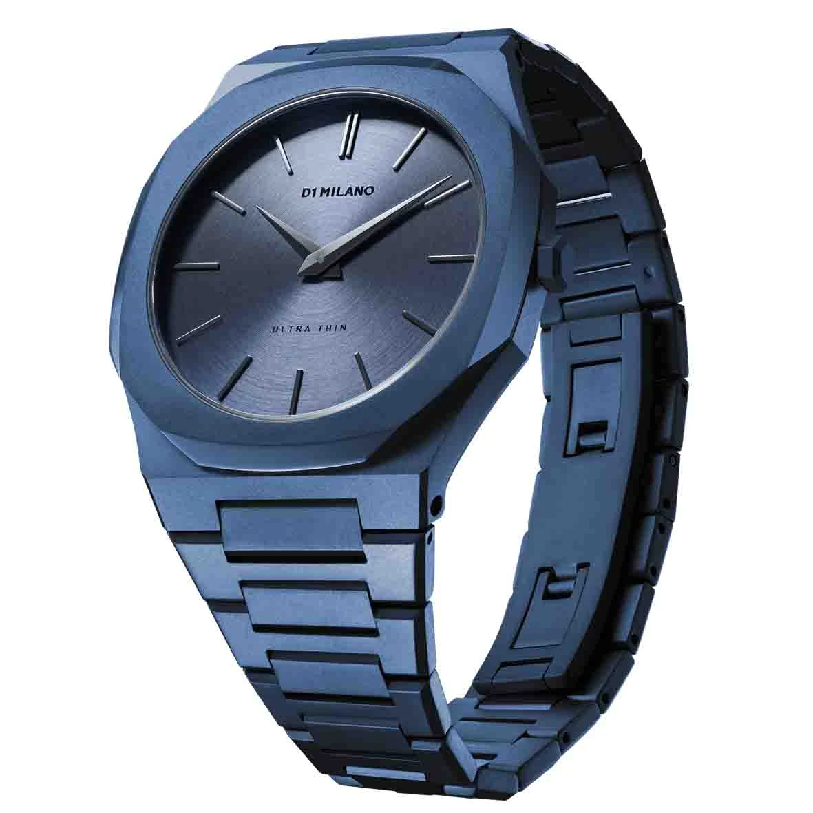 Montre D1 Milano Ultra Thin Monochrome Midnight - Homme Quartz- Cadran Bleu- 40 Mm - Acier Et PVD - UTBJ21 5 Montre D1 Milano Ultra Thin Monochrome Midnight - Homme Quartz- Cadran Bleu- 40 Mm - Acier Et PVD - UTBJ21 – Image 3