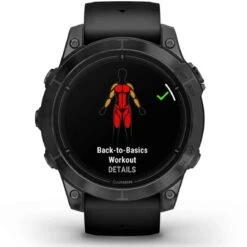 Montre Garmin Epix Pro Gen 2 - 47 Mm - Acier - Gray Avec Bracelet Noir 47 Mm- 010-02803-01 -Accessoires De Mode ori montre garmin epix pro gen 2 47 mm acier gray avec bracelet noir 47 mm 010 02803 01 46156 71472