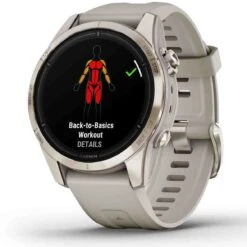 Montre Garmin Epix Pro (Gen 2) - Sapphire Edition - 42 Mm Titane- Light Gold -bracelet Beige Sable 42 Mm- 010-02802-11 -Accessoires De Mode ori montre garmin epix pro gen 2 sapphire edition 42 mm titane light gold bracelet beige sable 42 mm 010 02802 11 46189 68788