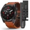 Montre Garmin Epix Pro Gen 2 Sapphire Edition - 51 Mm Titane - Carbon Gray DLC - Bracelet Cuir Marron + Bracelet Silicone Noir 51 Mm - 010-02804-30 -Accessoires De Mode ori montre garmin epix pro gen 2 sapphire edition 51 mm titane carbon gray dlc bracelet cuir marron bracelet silicone noir 51 mm 010 02804 30 46195