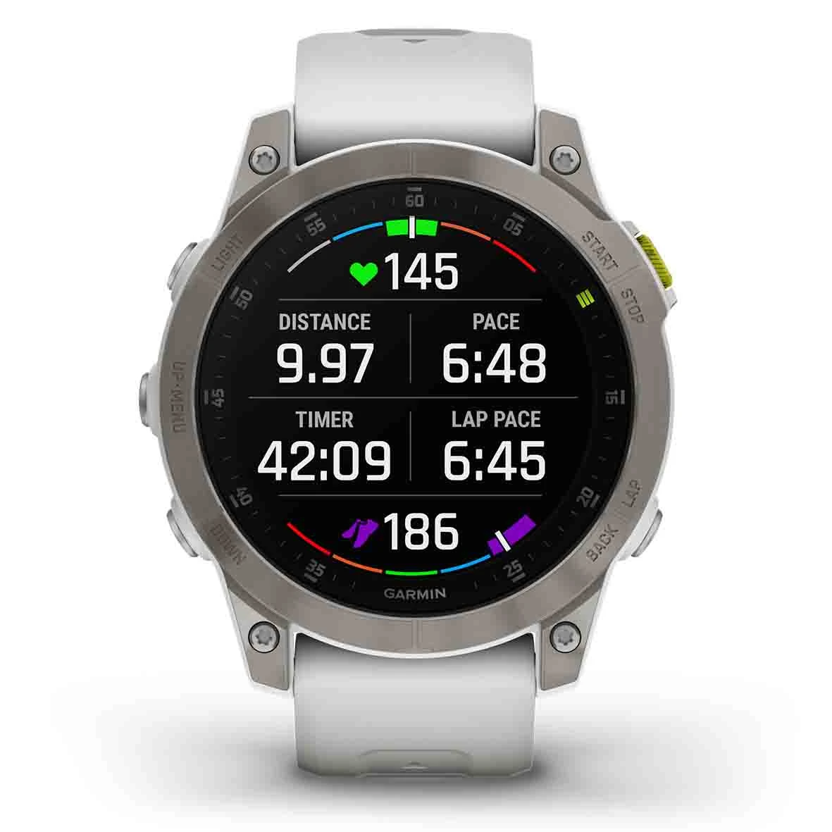 Montre Garmin Epix Sapphire, Titane, Silver Avec Bracelet Blanc 47 Mm- 010-02582-21 5 Montre Garmin Epix Sapphire, Titane, Silver Avec Bracelet Blanc 47 Mm- 010-02582-21 – Image 3