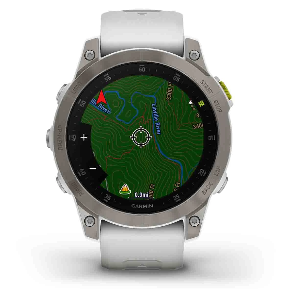 Montre Garmin Epix Sapphire, Titane, Silver Avec Bracelet Blanc 47 Mm- 010-02582-21 6 Montre Garmin Epix Sapphire, Titane, Silver Avec Bracelet Blanc 47 Mm- 010-02582-21 – Image 4