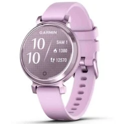 Montre Garmin Lily Metallic Lilac Avec Bracelet En Silicone Lilas 35,5 Mm- 010-02839-01