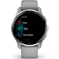 Montre Garmin Venu 2 Plus Silver- Bracelet Silicone Gris 43.6 Mm- 010-02496-10 -Accessoires De Mode ori montre garmin venu 2 plus silver bracelet silicone gris 43 6 mm 010 02496 10 40646 56435