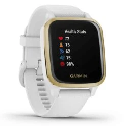 Montre Garmin Venu SQ - White / Light Gold - 010-02427-11 -Accessoires De Mode ori montre garmin venu sq white light gold 010 02427 11 37426 49976