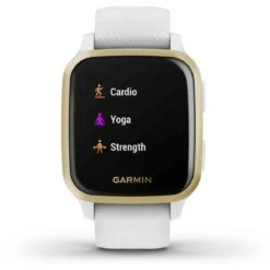 Montre Garmin Venu SQ - White / Light Gold - 010-02427-11 -Accessoires De Mode ori montre garmin venu sq white light gold 010 02427 11 37426 49977