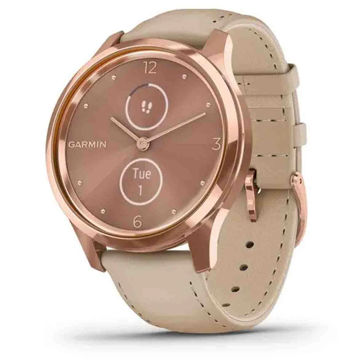 Montre Garmin Vivomove Luxe Boîtier Rose Gold - 010-02241-01 3 Montre Garmin Vivomove Luxe Boîtier Rose Gold - 010-02241-01