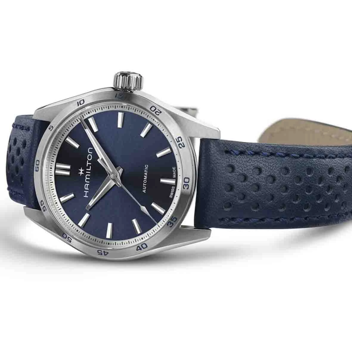 Montre Hamilton Jazzmaster Performer Auto Chrono 34 Mm- H36115640 5 Montre Hamilton Jazzmaster Performer Auto Chrono 34 Mm- H36115640 – Image 3