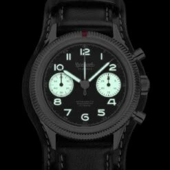 Montre Hanhart 417 ES Flyback Panda - 1954 Mécanique Diamètre 39 Mm- H701.211-7010. -Accessoires De Mode ori montre hanhart 417 es flyback panda 1954 mecanique diametre 39 mm h701 211 7010 44669 65856