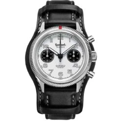 Montre Hanhart 417 ES Flyback Panda - 1954 Mécanique Diamètre 42 Mm- H721.201-7010