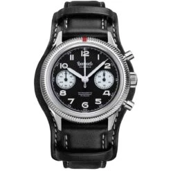 Montre Hanhart 417 ES Flyback Panda - 1954 Mécanique Diamètre 42 Mm- H721.211-7010.