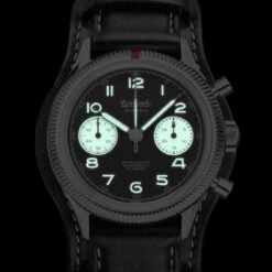 Montre Hanhart 417 ES Flyback Panda - 1954 Mécanique Diamètre 42 Mm- H721.211-7010. -Accessoires De Mode ori montre hanhart 417 es flyback panda 1954 mecanique diametre 42 mm h721 211 7010 44685 65865