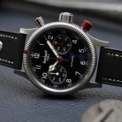 Montre Hanhart Pioneer MK2 Automatique Diamètre 40 Mm- 716.210-0010 -Accessoires De Mode ori montre hanhart pioneer mk2 automatique diametre 40 mm 716 210 0010 41531 60150