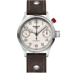 Montre Hanhart Pioneer Monoscope Automatique Diamètre 45 Mm- 732.220-0110