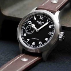 Montre Hanhart Pioneer Preventor9 Noir Automatique Diamètre 40 Mm- 752.210-0010 -Accessoires De Mode ori montre hanhart pioneer preventor9 noir automatique diametre 40 mm 752 210 0010 41561 60176