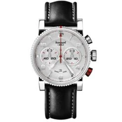 Montre Hanhart Primus Racer Silver Automatique Diamètre 44 Mm- 741.220-0020