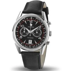 Montre Lip Himalaya - Homme - Cadran Noir- 40 Mm - Acier Inoxydable - 671592