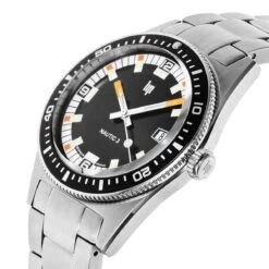 Montre Lip Nautic 3 671852- Homme - Cadran Noir- 39 Mm - Acier Inoxydable -Accessoires De Mode ori montre lip nautic 3 671852 homme cadran noir 39 mm acier inoxydable 46446 69620