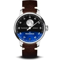 Montre MeisterSinger Stratoscope Noir Dégradé Vers Le Bleu 43 Mm- ST982