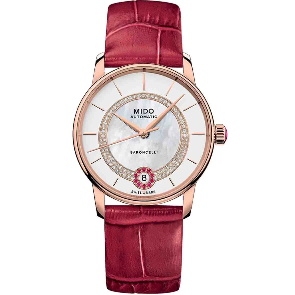 Montre Mido Baroncelli Signature Lady Necklace 33 Mm- M037.807.36.031.01 3 Montre Mido Baroncelli Signature Lady Necklace 33 Mm- M037.807.36.031.01