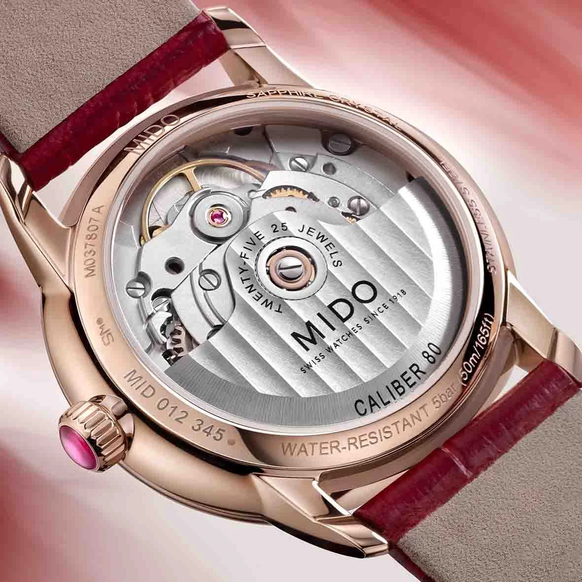 Montre Mido Baroncelli Signature Lady Necklace 33 Mm- M037.807.36.031.01 4 Montre Mido Baroncelli Signature Lady Necklace 33 Mm- M037.807.36.031.01 – Image 2