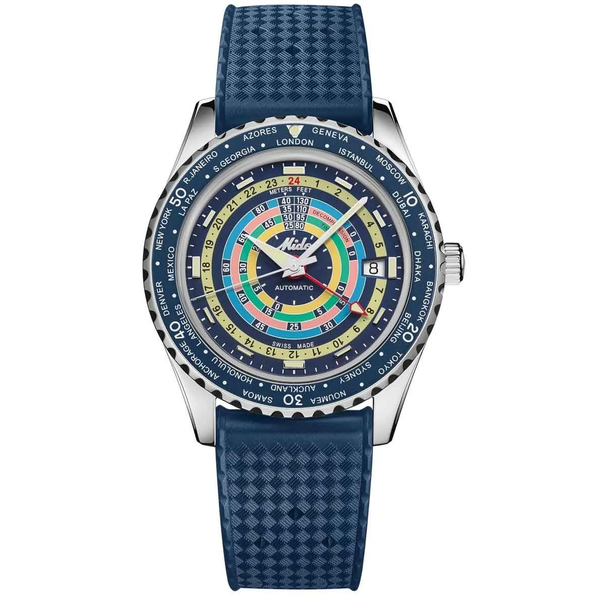 Montre Mido Ocean Star Decompression Worldtimer 40,5 Mm- M026.829.17.041.00 - 2 5 Montre Mido Ocean Star Decompression Worldtimer 40,5 Mm- M026.829.17.041.00 - 2 – Image 3