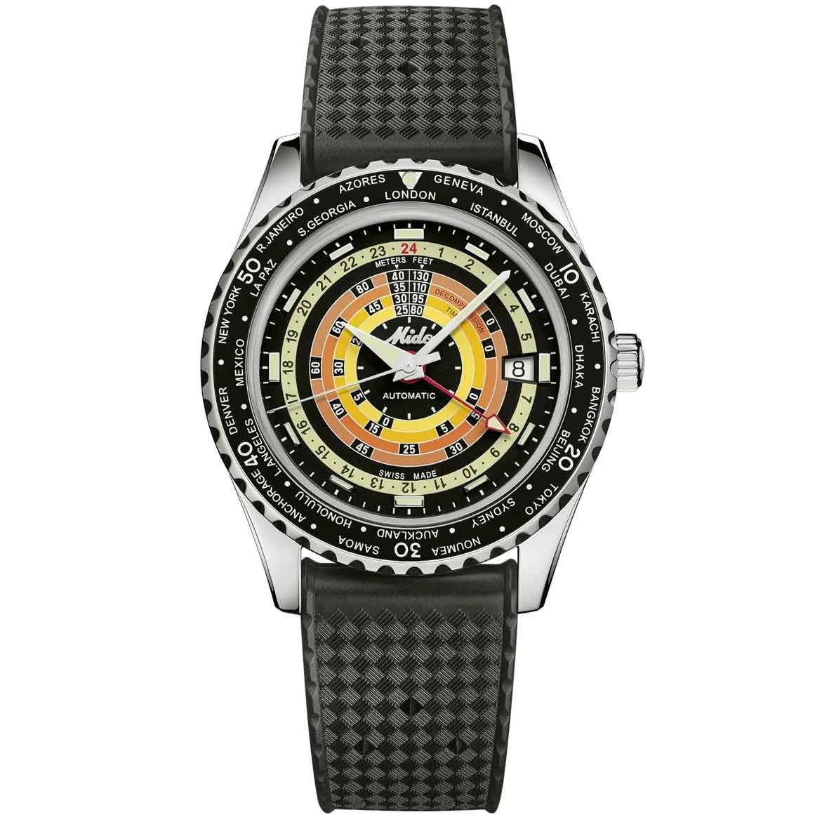 Montre Mido Ocean Star Decompression Worldtimer 40,5 Mm- M026.829.17.051.00 - 2 5 Montre Mido Ocean Star Decompression Worldtimer 40,5 Mm- M026.829.17.051.00 - 2 – Image 3