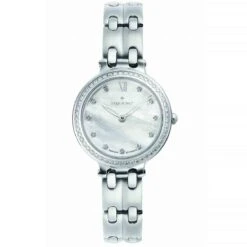 Montre Pequignet Moorea Cadran Nacre Et Lunette Sertie 29 Mm - 7829509