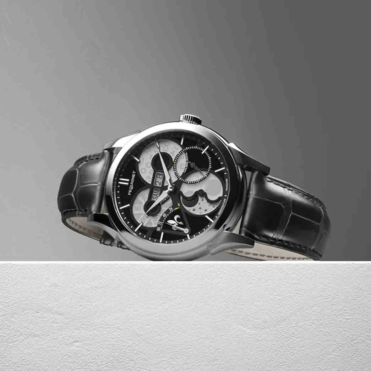 Montre Pequignet Royale Saphir - Cadran Noir Parélie Automatique Cadran Noir - 9010853 5 Montre Pequignet Royale Saphir - Cadran Noir Parélie Automatique Cadran Noir - 9010853 – Image 3