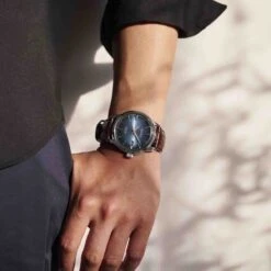 Montre Seiko Presage SRPK15J1 Cadran Bleu - 40,5 Mm -Accessoires De Mode ori montre seiko presage srpk15j1 cadran bleu 40 5 mm 46293 69063