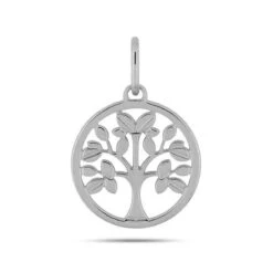 Pendentif Arbre De Vie Or Blanc Or Blanc - 11 Mm -Isis - 3.7210.01