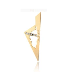 Pendentif Corse Et Bandana Or Jaune Alessia - PSG1DTS