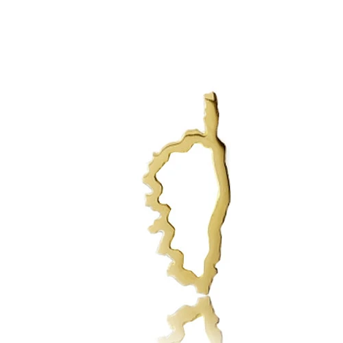 Pendentif Corse Or Blanc Myrona - XPGV1 3 Pendentif Corse Or Blanc Myrona - XPGV1