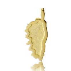 Pendentif Corse Or Blanc Orléanne - XPGM3