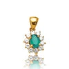 Pendentif émeraude Diamant Théia - PE 1866-EM -Accessoires De Mode ori pendentif emeraude diamant theia pe 1866 em 2976