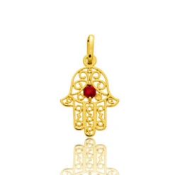 Pendentif Main De Fatma En Or Jaune - Yustina -P133.2R