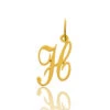 Pendentif Or Jaune Initiale H Coralie -Accessoires De Mode ori pendentif or jaune initiale h coralie 22281