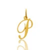 Pendentif Or Jaune Initiale P Rolianne -Accessoires De Mode ori pendentif or jaune initiale p rolianne 22297